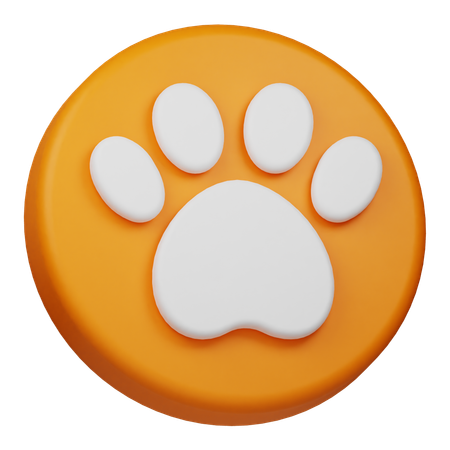 Paw  3D Icon