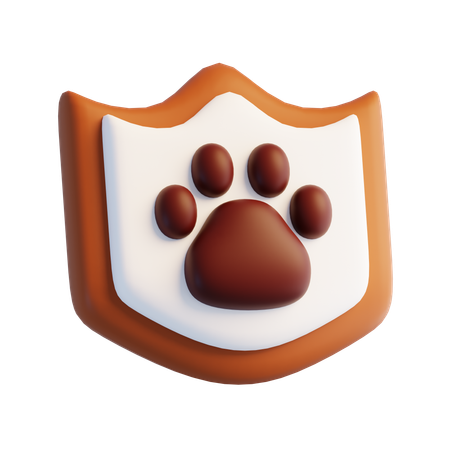Paw Protect  3D Icon
