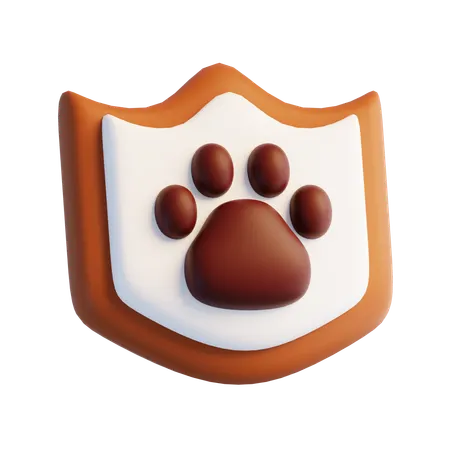Paw Protect  3D Icon