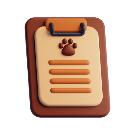 Paw Report  3D Icon