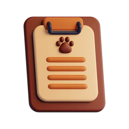 Paw Report  3D Icon