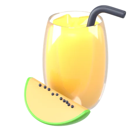 Pawpaw Juice 3D Icon
