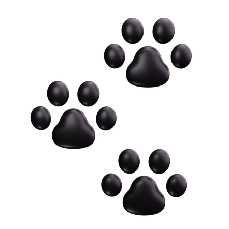 Pawprint  3D Icon