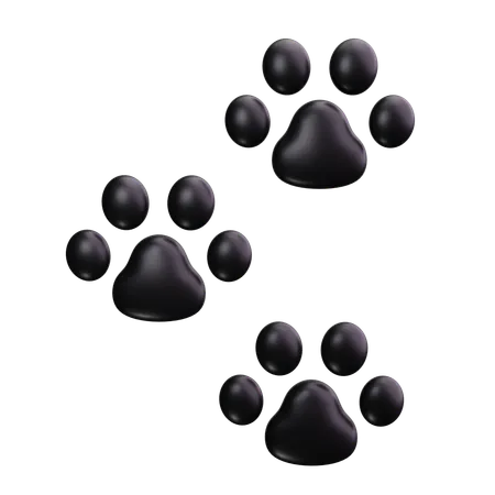 Pawprint  3D Icon