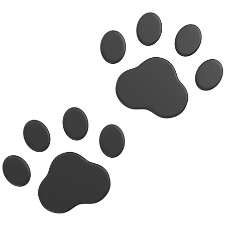 Pawprint  3D Icon