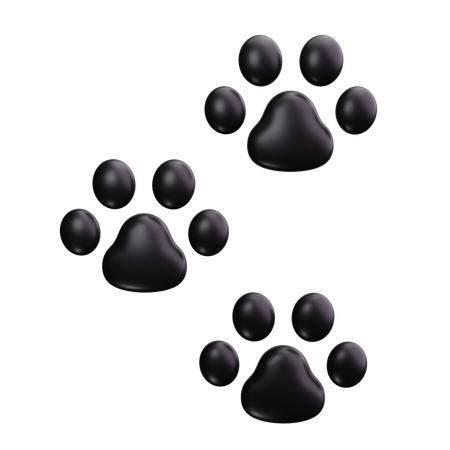 Pawprint  3D Icon