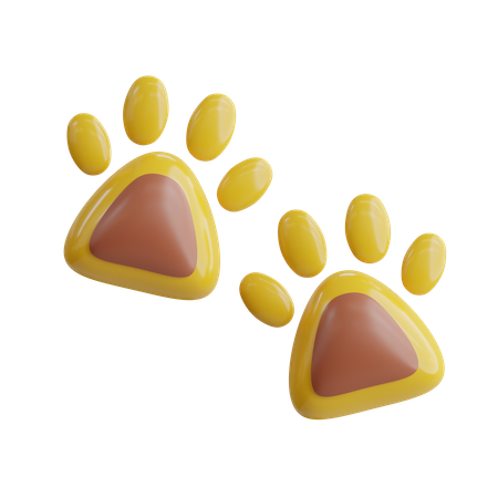 Pawprint  3D Icon