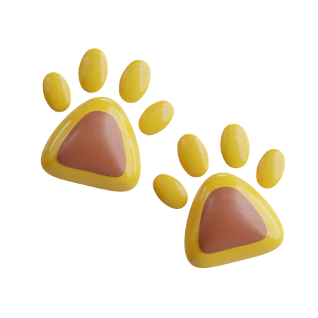 Pawprint  3D Icon