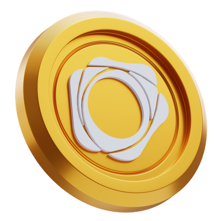 Pax Gold Cryptocurrency  3D Icon