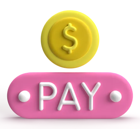 Pay  3D Icon