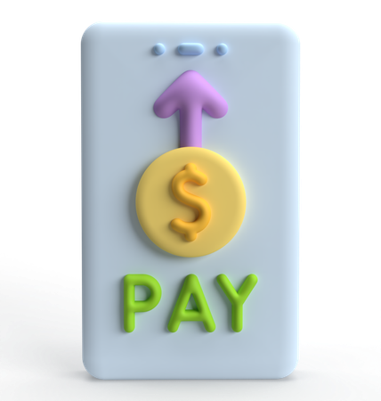 Pay  3D Icon