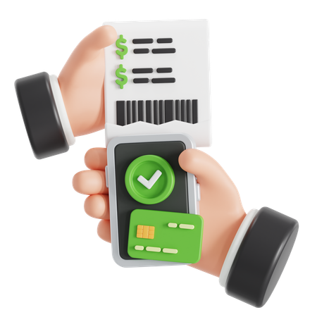 Pay bills  3D Icon