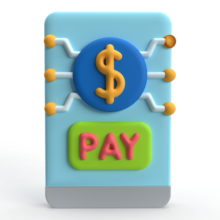 Pay Button  3D Icon