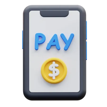 Pay Button  3D Icon