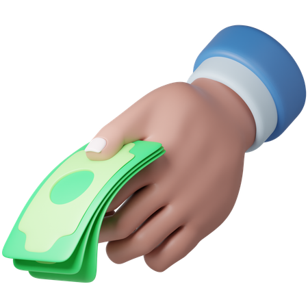 Pay Cash  3D Icon