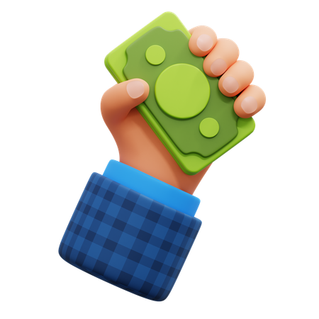 Pay Cash  3D Icon