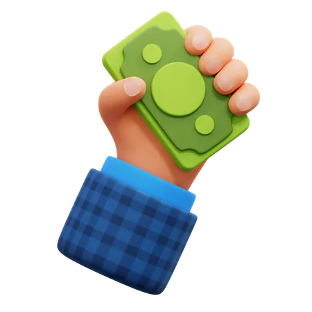 Pay Cash  3D Icon