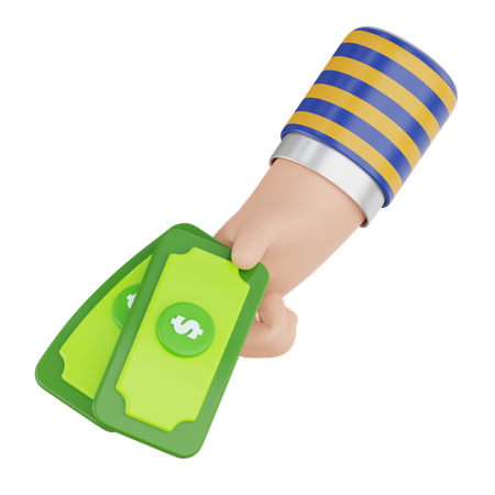Pay Cash  3D Icon