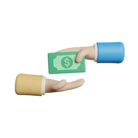 Payment Transaction Cash 3D Icon