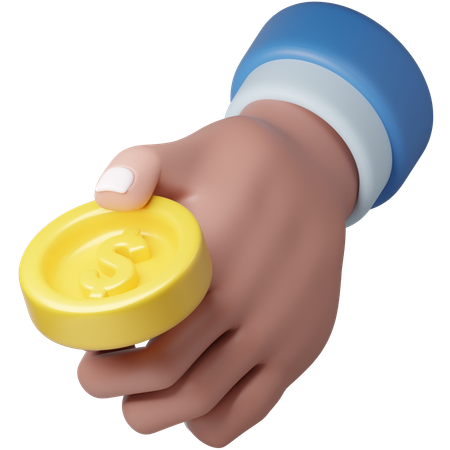 Pay Coin  3D Icon