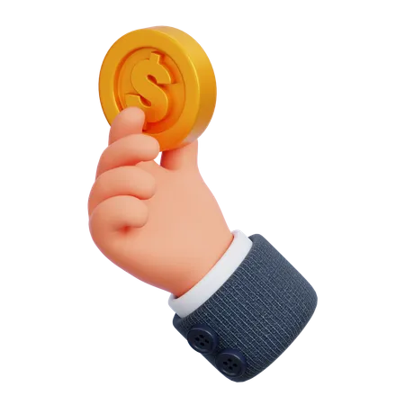 Pay Coin  3D Icon