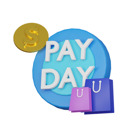 Pay Day  3D Icon