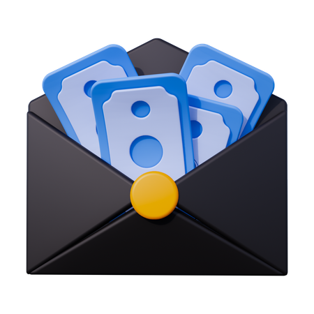 Pay Envelope  3D Icon