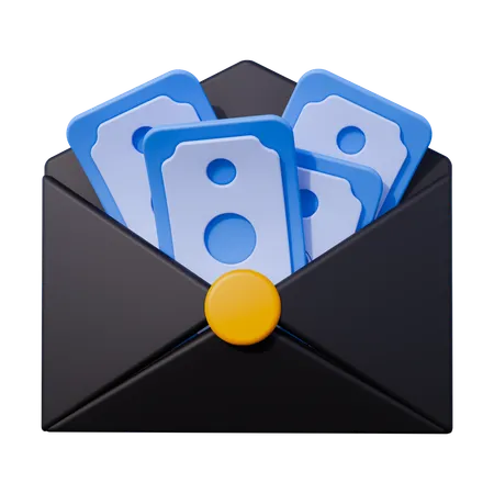 Pay Envelope  3D Icon