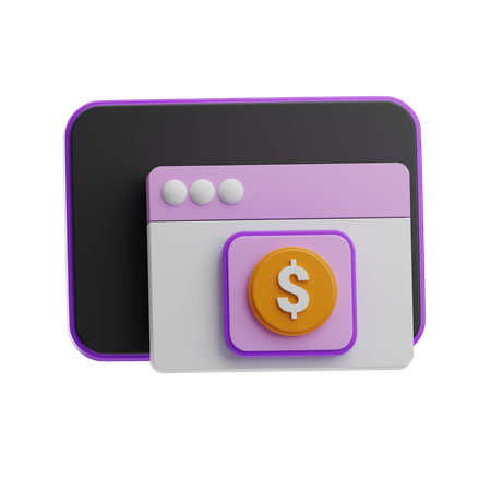 Pay Per  3D Icon