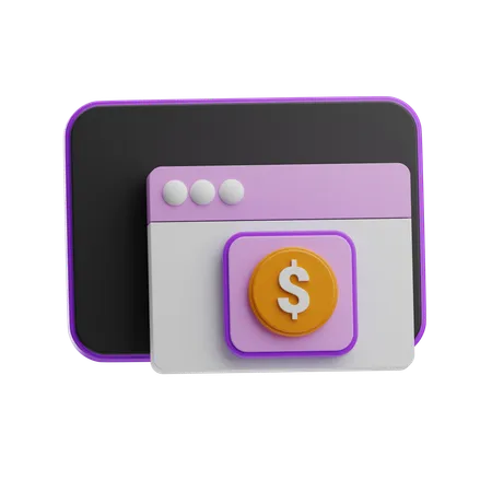 Pay Per  3D Icon