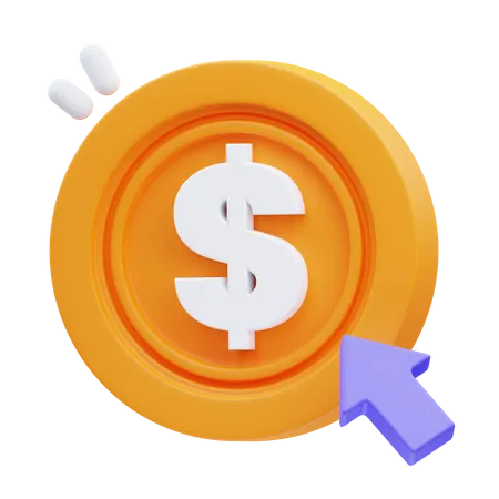 Pay Per Click  3D Icon