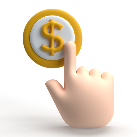 Pay Per Click  3D Icon