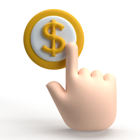 Pay Per Click  3D Icon