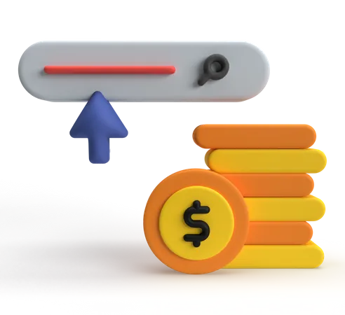 Pay Per Click  3D Icon