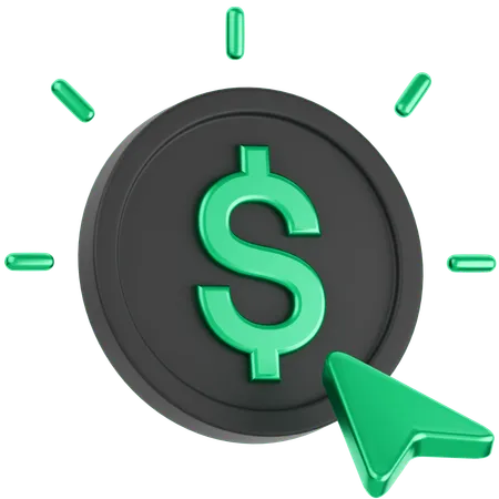 Pay Per Click  3D Icon