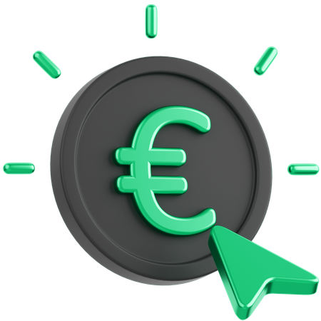 Pay Per Click  3D Icon