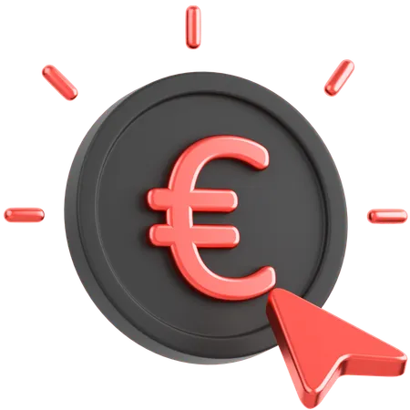 Pay Per Click  3D Icon