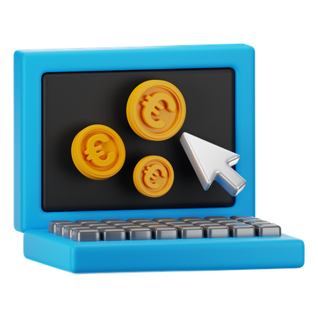 Pay Per Click  3D Icon