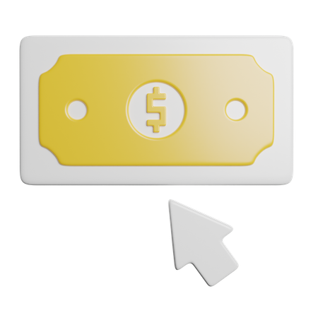 Pay Per Click  3D Icon