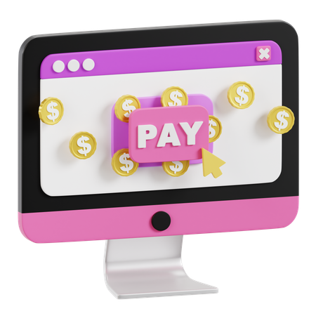 Pay Per Click  3D Icon