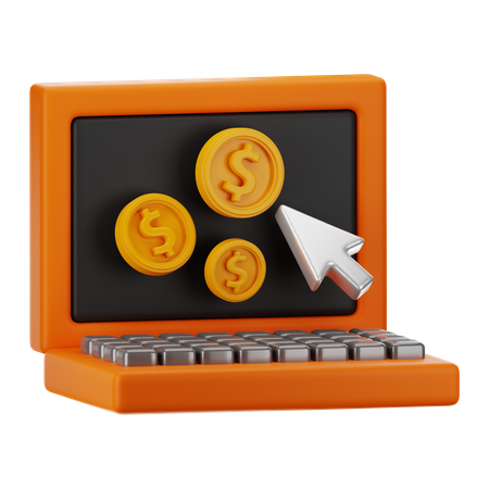 Pay Per Click  3D Icon