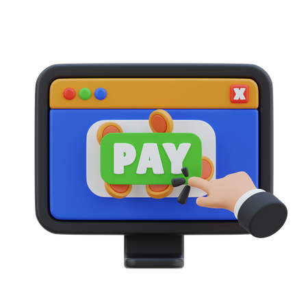 Pay Per Click  3D Icon
