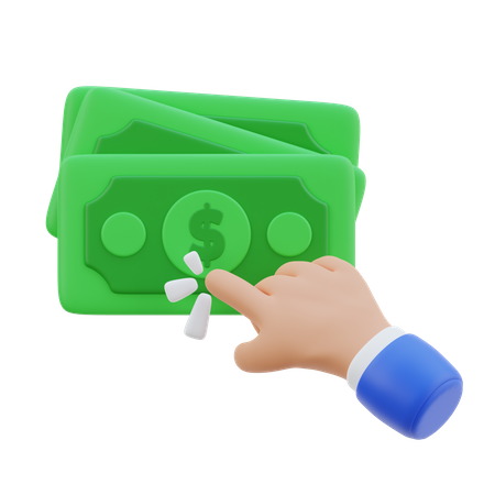 Pay Per Click  3D Icon
