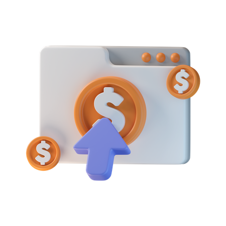 Pay Per Click 3D Icon