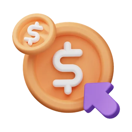 Pay Per Click 3 D Icon Design 3D Icon