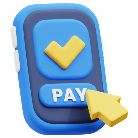 3 D Illustration Of Pay Per Click Online Advertising Concept With Click Button And Cursor 3D Icon