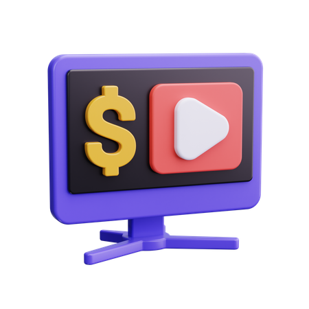 Pay Per Visualization  3D Icon