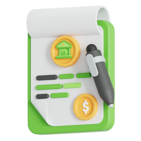 Payable  3D Icon