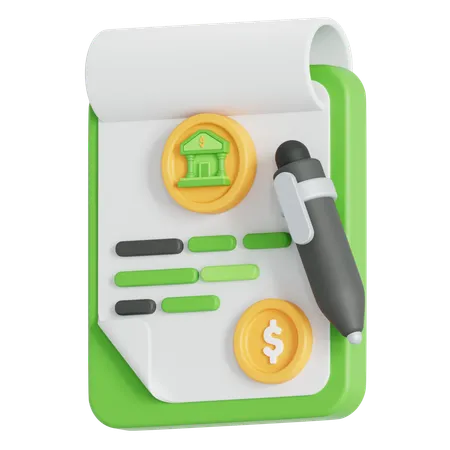 Payable  3D Icon