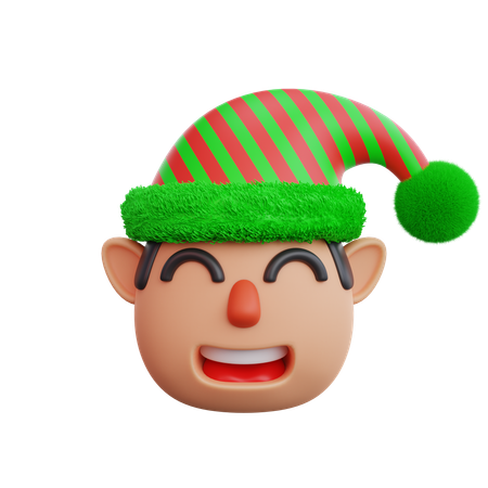 Payaso de navidad  3D Icon